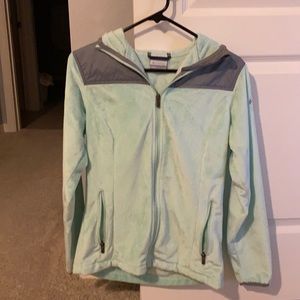 Sea foam green Columbia jacket